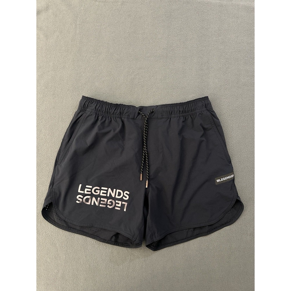 Legends Men's Large 5" Inseam Lined Activewear Luka Drawstring Shorts